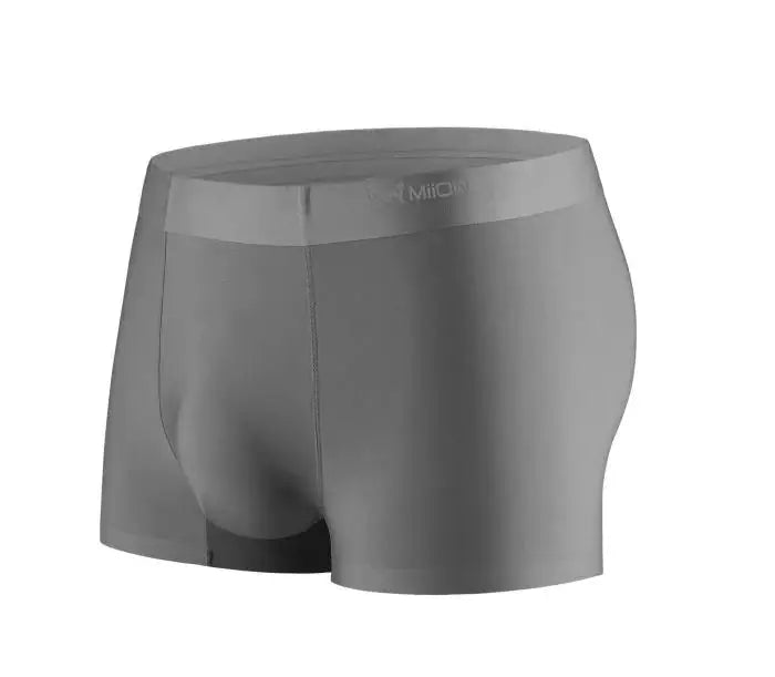 a pair of men's boxer shorts in grey