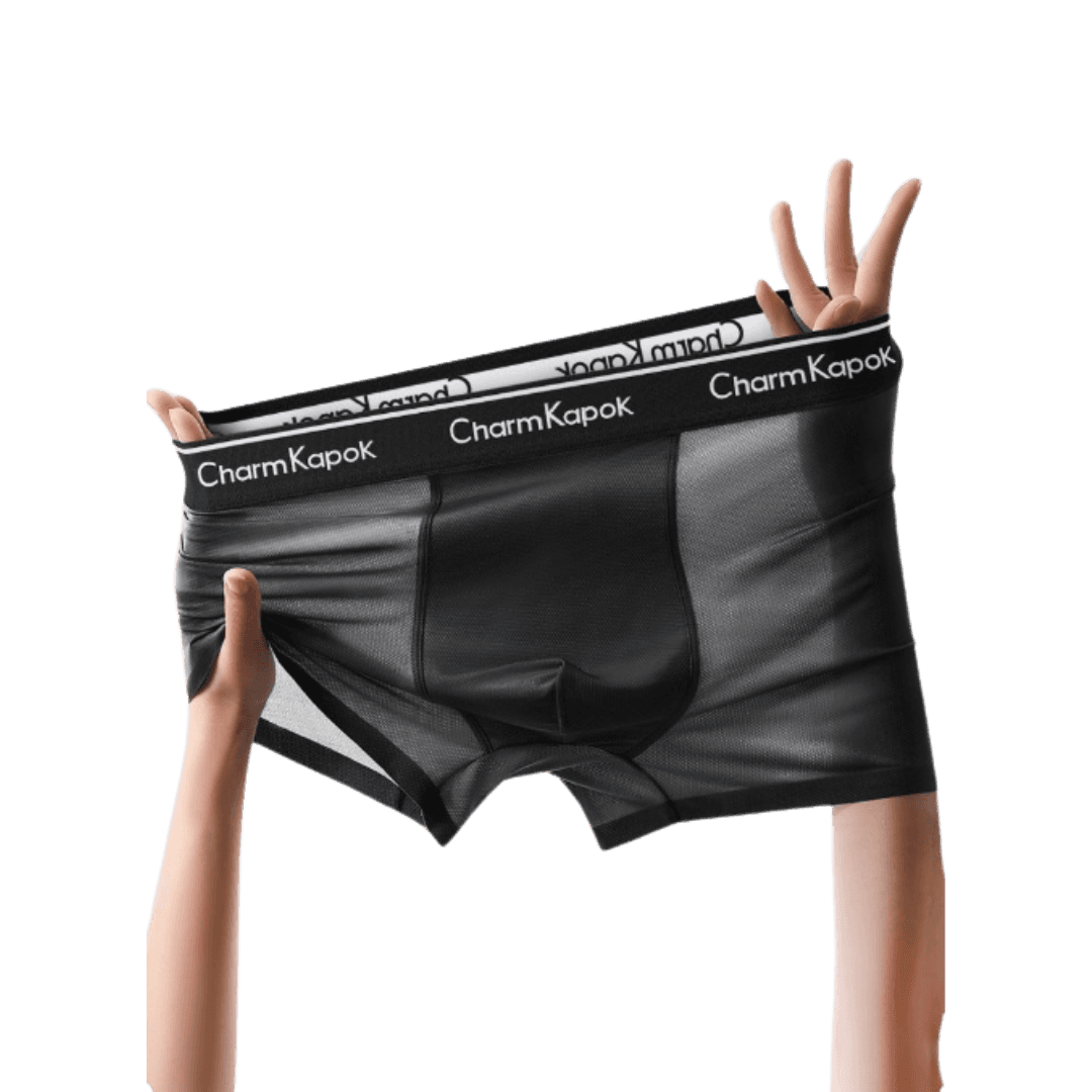 Men's Silk Underwear Black