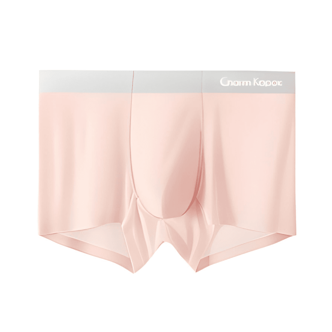 Men's Silk Underwear Pink